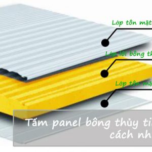 vách panel bông khoáng